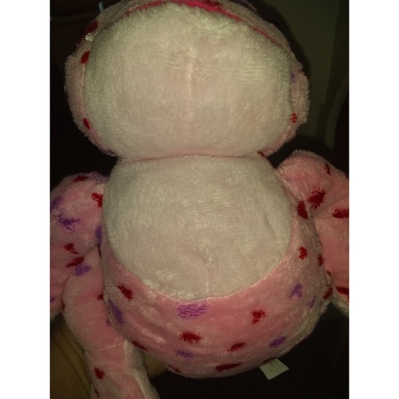 Ganz Webkinz Love Frog 9" plush Pink Hearts Stuffed‎ Animal Valentine Soft - Picture 10 of 13